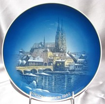 ROSENTHAL 1967 Christmas in Regensburg Plate - Weihnachten - MINT! - $19.95