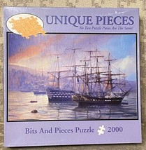 Bits and Pieces 2000 pcs 26&quot;x39&quot; Rob Johnson: Frigate and First Rate - £8.76 GBP