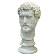 Antoninus Pius Roman Emperor 22.8&quot; Sculpture bust Museum Replica Reproduction - £790.57 GBP