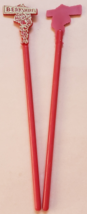 Berkshire&#39;s Restaurant 2 red 6-1/4&quot; swizzle sticks - $5.95