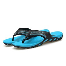 Men Summer Lightweight Flip Flops Open-toe Slip-on Beach Loafers Swimming Slippe - £31.21 GBP