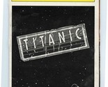 Titanic Playbill Lunt Fontanne Theatre 1998  - £9.51 GBP