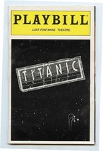 Titanic Playbill Lunt Fontanne Theatre 1998  - £9.34 GBP