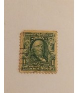 Benjamin Franklin Green One 1 Cent U.S. Stamp (Extremely Rare )  . - £4,140.63 GBP