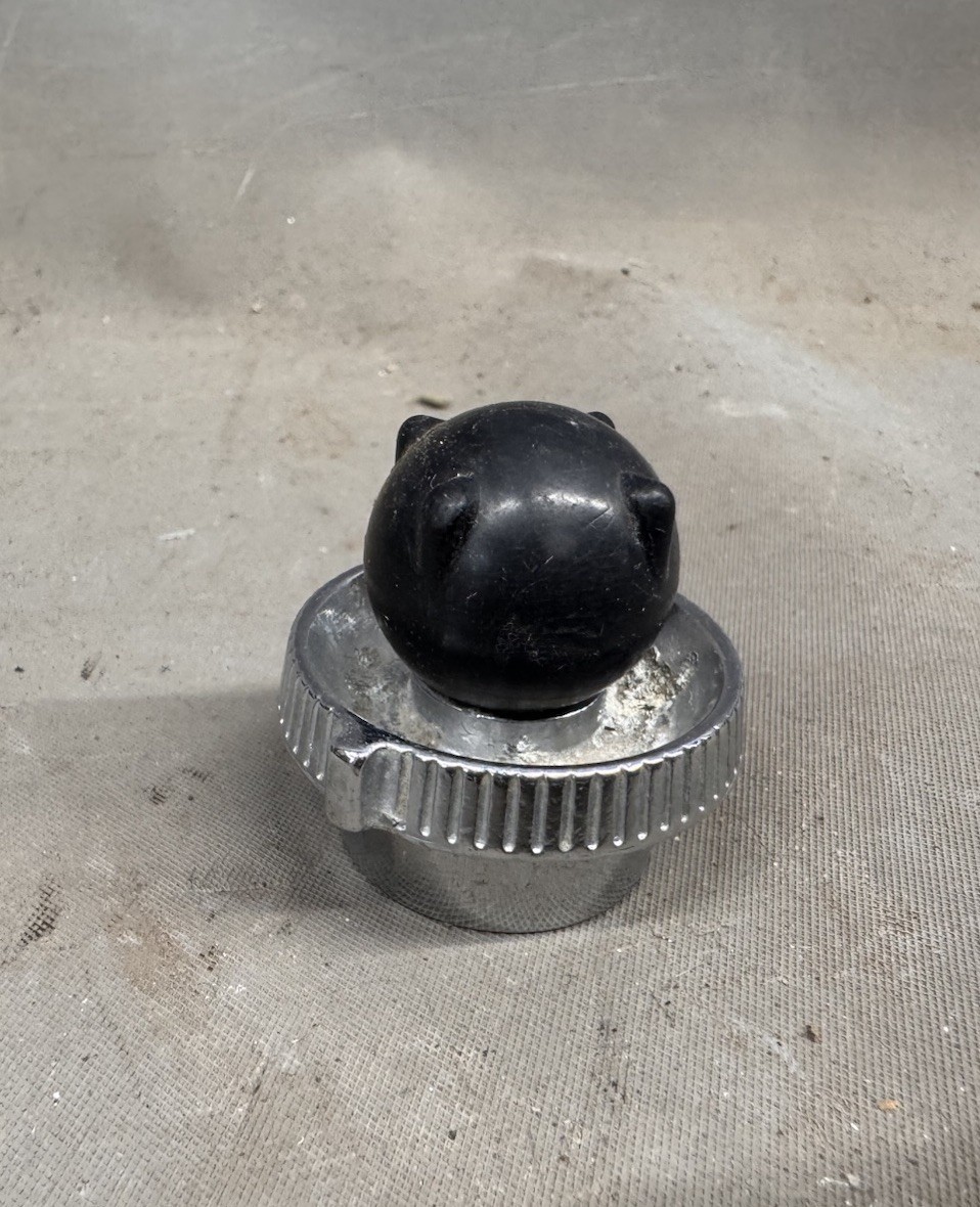 1949-1951 Ford Victoria Custom Deluxe Button Radio Knob AM Dash Trim Sho... - $36.92