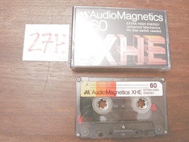 1 MC Cassetta Musicassetta AUDIOMAGNETICS XHE C60 C 60 vintage AUDIO MAG... - £31.11 GBP