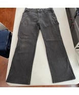Dickies Carpenter Jeans Mens 34x30 Black Cargo Utility Pants Skater Grun... - $23.00 CAD