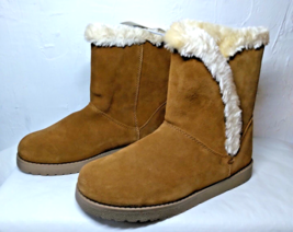 NWT Universal Thread Natural Suede Fur Boots Size 9 Ladies Fall Winter -... - £21.75 GBP