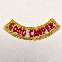 Vintage Good Camper Arc Segment Patch Boy Scout Boy Scouts Of America BSA - £15.61 GBP