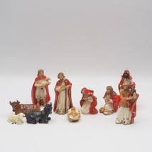 Noël Nativité Ensemble Mary Joseph Jésus Sages Figurine Trois Rois-Mages 10 - £54.14 GBP