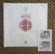 1993 Legends Of American Music Elvis Presley Sheet Of 40 Stamp + Postcard Ballot - £11.39 GBP