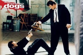 Reservoir Dogs Movie (Mr. Pink and Mr. White Pointing Guns) Poster Print... - $24.99