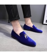 Men Loafers Handmade Italian Design Business Dress Shoes - £55.31 GBP