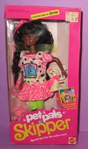Barbie Pet Pals Skipper AA African American Doll 1991 4049 NIB NRFB - £50.96 GBP