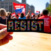 Resist Car Magnet/Bumper Sticker, Banned Books BLM Reproductive LGBT Rig... - $78.47 MXN+