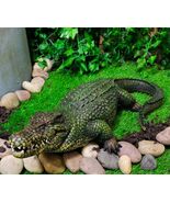 21&quot;L Realistic Alligator Crocodile Gallery Quality Statue Garden Greeter... - $1,459.99 MXN