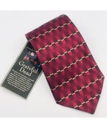 New Grateful Dead Longest Train 18th Set Red 100% Silk Tie 4&quot; Wide 57&quot; Long - £13.54 GBP