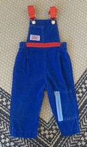 Vintage Baby Boy Carter’s Overalls Size 18 Months Blue Corduroy License To Play - £44.83 GBP