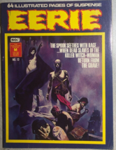 EERIE #13 (1974) Australian edition Warren B&amp;W horror comics magazine VG+/FINE- - $39.59