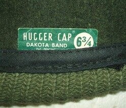 Dakota Hat company &quot;Hugger&quot; boy&#39;s winter cap green wool 6-3/4 Xcellent s... - $570.20 MXN
