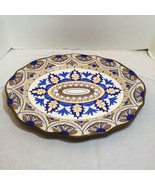 Oval Platter Lorren Home Trends Bimini Collection Brown Blue 17.5&quot; Ceram... - £23.35 GBP