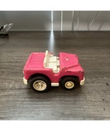 Vintage Tonka Toy Jeep 1970’s Tiny Pressed Steel Pink Made Japan - $12.64