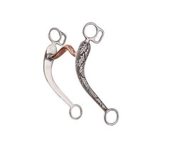 Horse Bit 5&quot; Mouth With 8-¼” Engraved Cheeks Stainless Steel Western FRE003 - £47.16 GBP