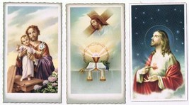 Jesus Prayer Cards (3) 1965 (2) 1968 - $4.94