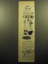 1958 West Bend Party Percolator and Automatic Griddle &#39;n server Advertisement - £14.48 GBP