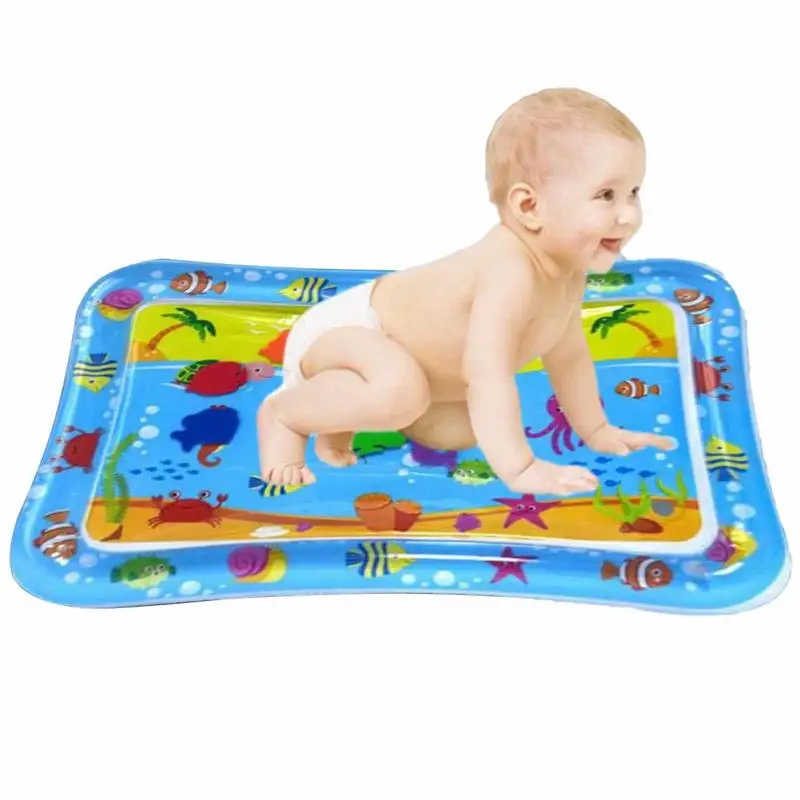 Infant Water Play Mat Safe And Harmless Inflatable Activity Center Spray Water - £12.12 GBP