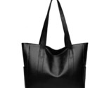 Women&#39;s Faux Leather Shoulder Tote Bag - £15.62 GBP