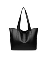 Women&#39;s Faux Leather Shoulder Tote Bag - £15.97 GBP