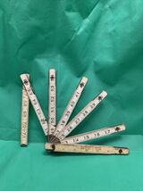 Vintage 72" Bladensburg Metals Folding Ruler Collapsible Lock Joint KG AA - $11.88