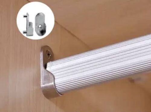 38-Richelieu Chrome Oval Closet Rod End Supports  16mm Bracket US Seller! Item image 6