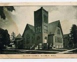 Baptist Church Waverly Iowa Postcard 1909 - $9.90