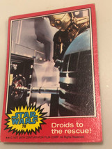 Vintage Star Wars Trading Card Red 1977 #78 Droids To The Rescue - £1.98 GBP