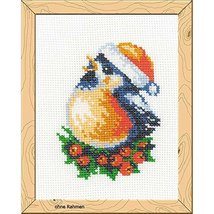 Bullfinch Counted Cross Stitch Kit-5&quot;X6.25&quot; 14 Count - £17.57 GBP
