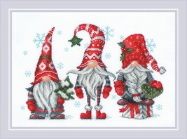 RIOLIS Counted Cross Stitch Kit 11.75&quot;X8.25&quot;-Gnomes R2171 - £44.55 GBP