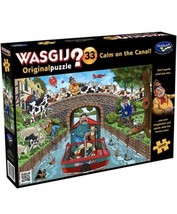 Holdson WASGIJ Original No. 33 Calm on the Canal 1000 Pieces Jigsaw Puzzle - £28.28 GBP