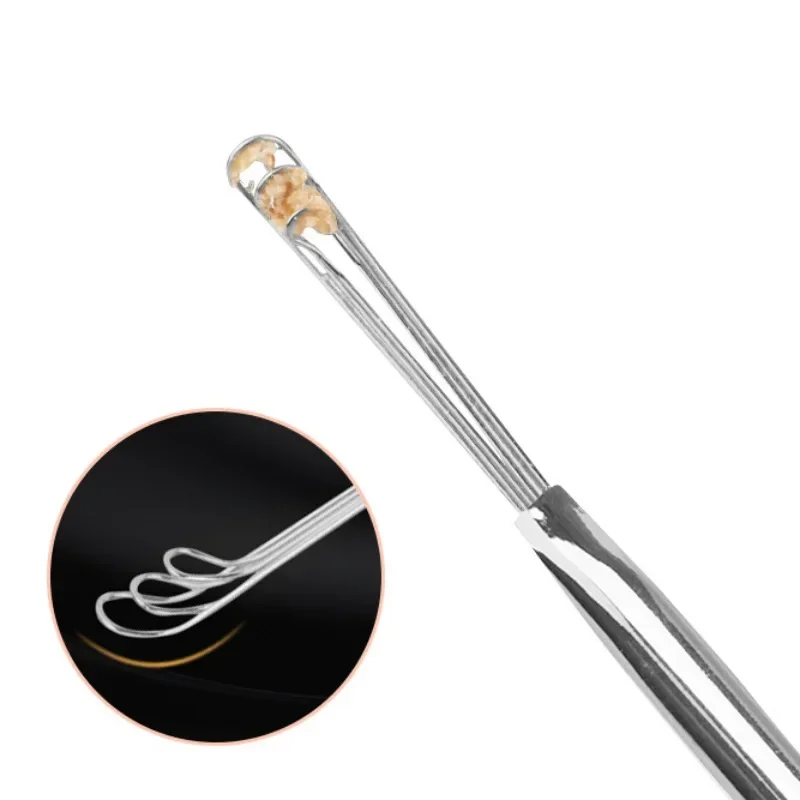 1 Pc Ear Tools Stainless Steel Silver Earpick Wax Remover Curette Cleaner Health - $25.00