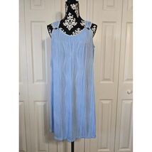 CHICME Womens Blue Textured Ribbed Sleeveless Mini Dress Size One Size - $14.85