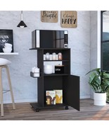 Kryot Kitchen Cart: Black Wengue, 4 Casters - $202.07 CAD