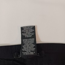 Zac & Rachel Women's Black Stretch Leggings Zip Pockets Size 6 (24×26) image 4