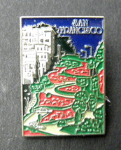 California San Francisco Lombard Street Lapel Pin Badge 1 Inch - £4.44 GBP