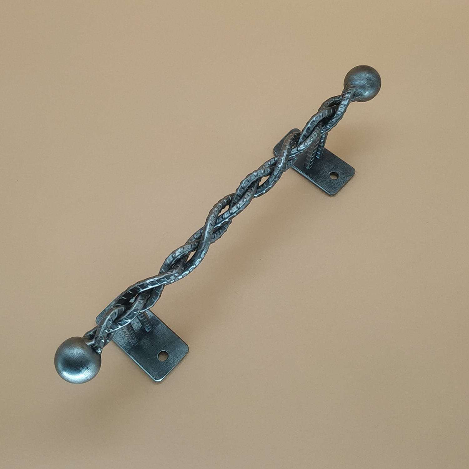 Massive door handle, crafted from high-quality steel, will be a reliable... - $30.00