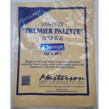 Masterson Sta-Wet Premier Palette Sponge Refill Pack 12&quot; x 16&quot; Acrylic W... - $9.60