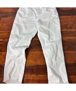 Nicole Miller NY Women's High Rise Skinny Crop Jeans White Size 8 - $10.30