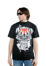 Dissizit! Black or White Jiro Skull Lil Tokyo Graffiti T-Shirt Los Angeles Slick - £34.44 GBP