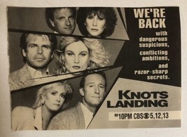 Knots Landing Tv Guide Print Ad Ted Shackelford Joan Can Ark William Devan TPA15 - £4.65 GBP