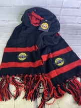 Guns N Roses Logo Black Red Winter Scarf with Tassels Adult Unisex NEW - £25.00 GBP
